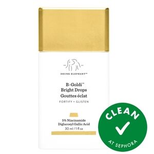 Drunk Elephant B-Goldi Bright Drops, Fortify & Glisten, 5% Niacinamide, 30ml NIB